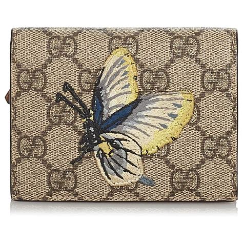 gucci wallet with butterfly|gucci outlet wallet price.